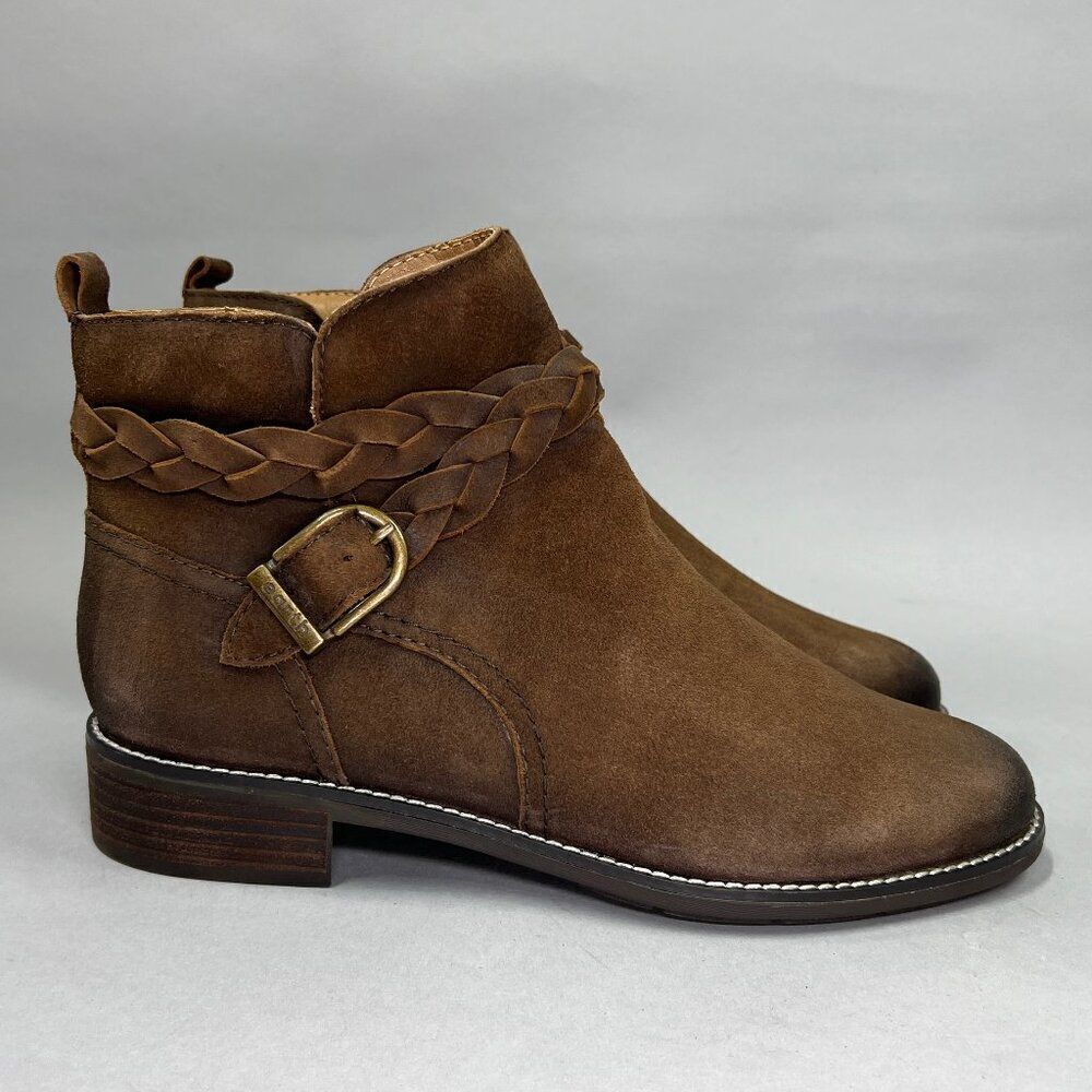 Earth Women's Size‎ 10 Nicole Round Toe Stacked Heel Casual Booties